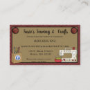 Search for sewing machine business cards Crafter