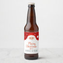 Search for santa claus beer labels Red and white