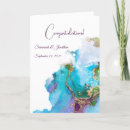 Search for blue green wedding cards Congratulations