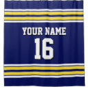 Search for navy and white stripe shower curtains Monogrammed