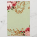 Search for sage green stationery paper Floral