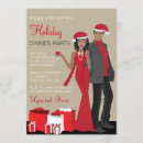 Search for african american christmas invitations Couple