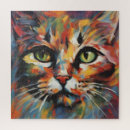 Search for cat painting puzzles Beautiful