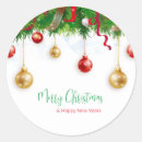 Search for christmas ornament stickers Round