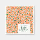 Search for orange fruit napkins Bridal shower