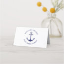 Search for nautical place cards Anchor