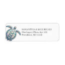Search for turtle return address labels Beach