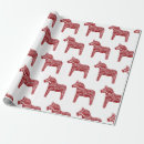 Search for dala horse wrapping paper Nordic