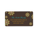 Search for happy flower return address labels Colourful
