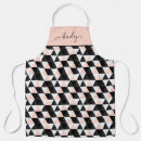 Search for triangle pattern aprons Black
