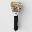 Search for golden retriever golf head covers Puppy