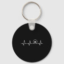 Search for heartbeat key rings Black