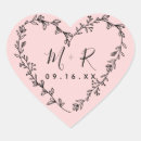 Search for heart initials stickers Couple