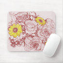 Search for outline mousepads Flowers