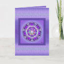 Search for mandala birthday cards Purple
