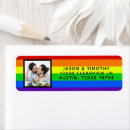 Search for lesbian wedding return address labels Pride