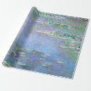 Search for claude monet painting wrapping paper Pond