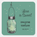 Search for glowing fireflies stickers Mason jar