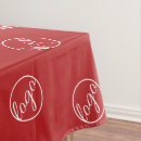 Search for red tablecloths Trade show