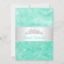 Search for silver and green sweet 16 invitations Glitter