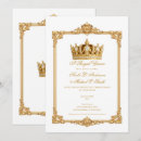 Search for crown wedding invitations Royalty