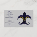 Search for de lis business cards French symbol