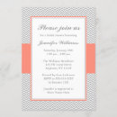 Search for chevron bridal shower invitations Modern