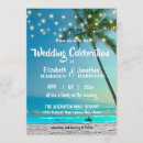 Search for romantic beach wedding invitations Palm trees