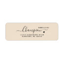 Search for champagne return address labels Simple
