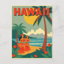 Search for vintage hawaii postcards Retro style