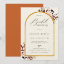 Search for golden bridal shower invitations Elegant
