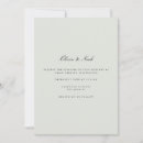 Search for green and black wedding invitations Minimal