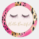 Search for leopard round stickers Glam