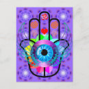 Search for hamsa postcards Blue
