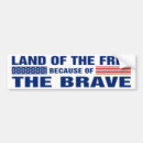 Search for brave bumper stickers Stars and stripes