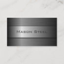 Search for stainless business cards Brushed