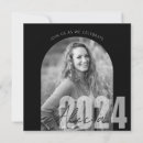 Search for 2024 graduation invitations Black
