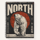Search for polar bear notebooks North pole