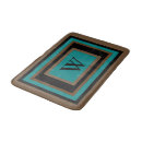 Search for teal and brown bathroom accessories Pattern