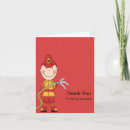 Search for fireman thank you cards Red