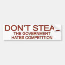 Search for stealing bumper stickers Government