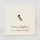 Search for hummingbird business cards Unique