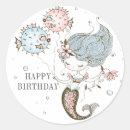 Search for happy birthday mermaid stickers Party