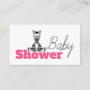 Search for zebra baby shower invitations Animals