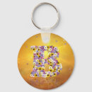 Search for b letter key rings Flowers