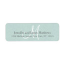 Search for linen return address labels Initial