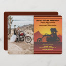 Search for mountain sunset wedding invitations Motorcycle