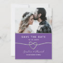 Search for purple and teal save the dates Elegant