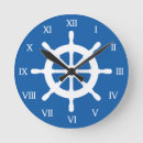 Search for ship wheel clocks Nautical