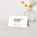 Search for airplane place cards Watercolor